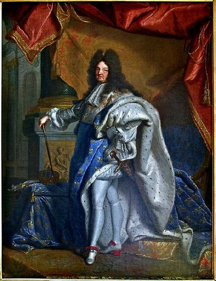 Hyacinthe Rigaud LOUIS XIV Germany oil painting art